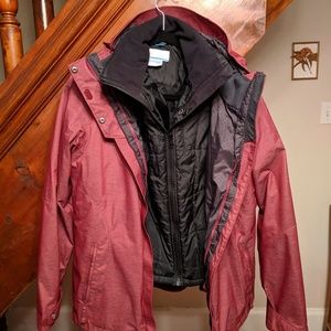 Women's Columbia 3-in-1 Jacket - L
